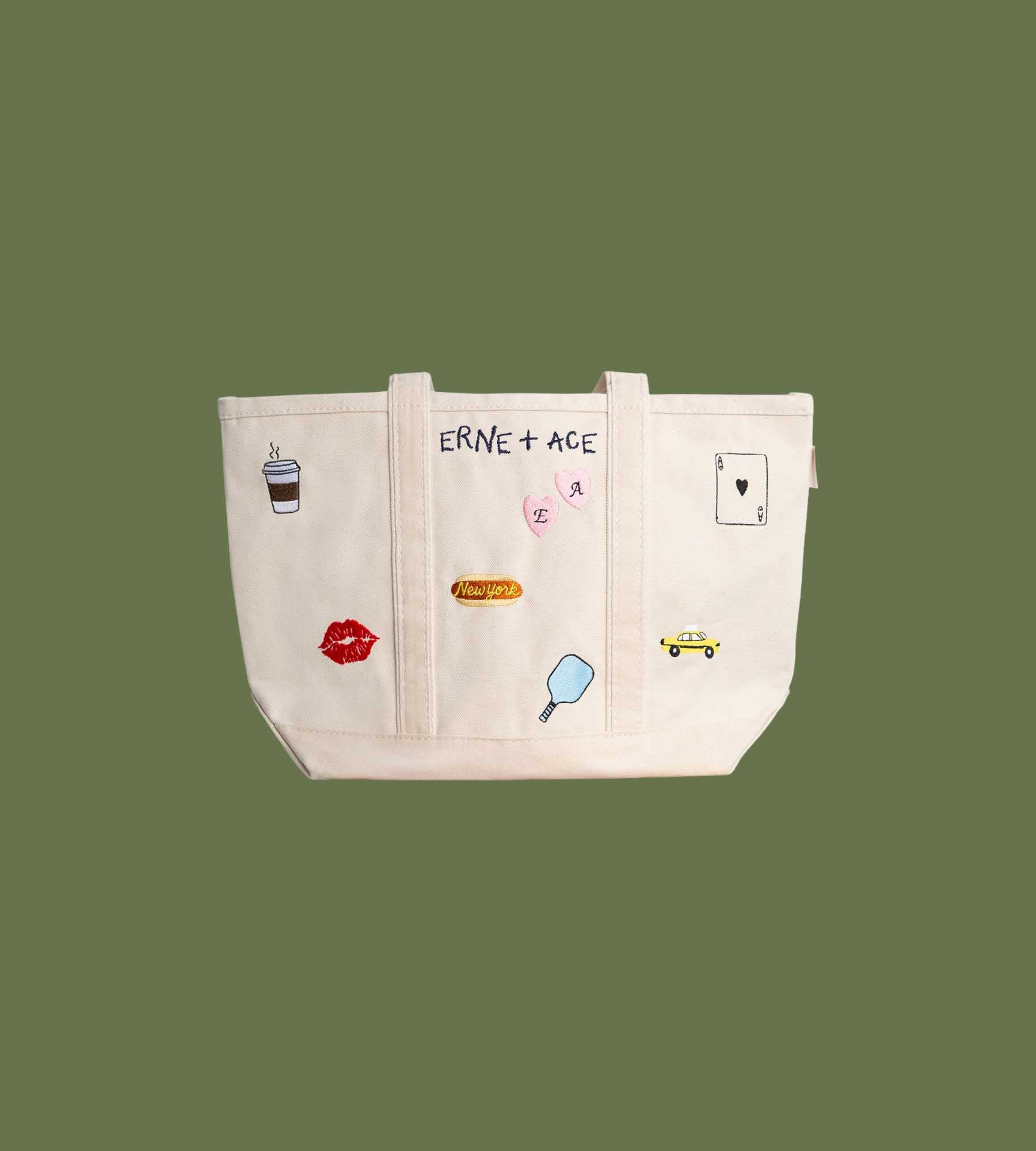E+A Embroidered Tote Bag