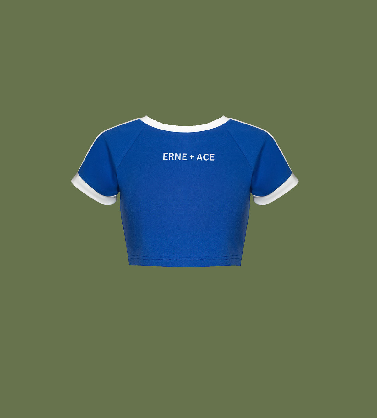 Shoulder Stripe Crop Tee