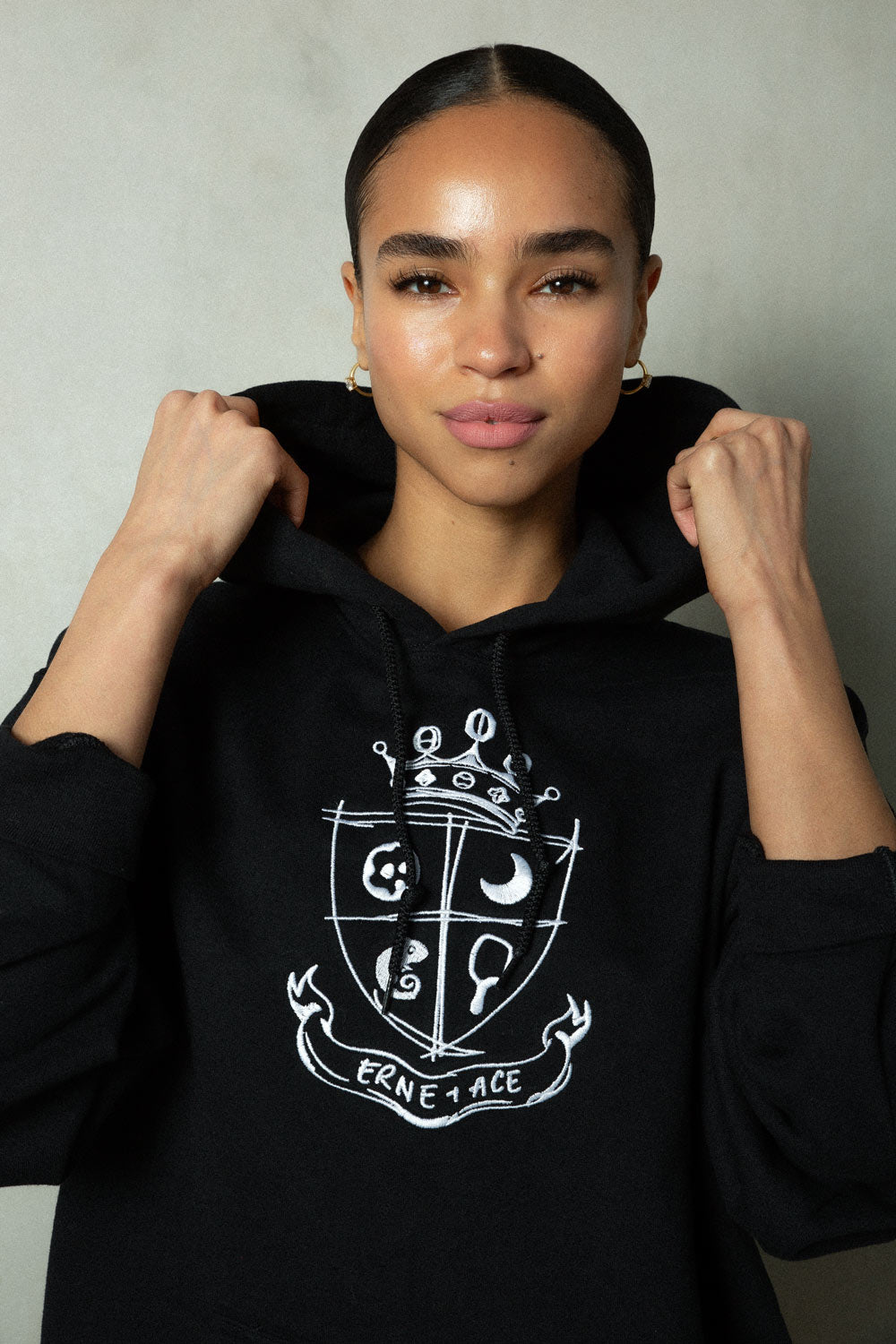 Signature Embroidered Crest Hoodie