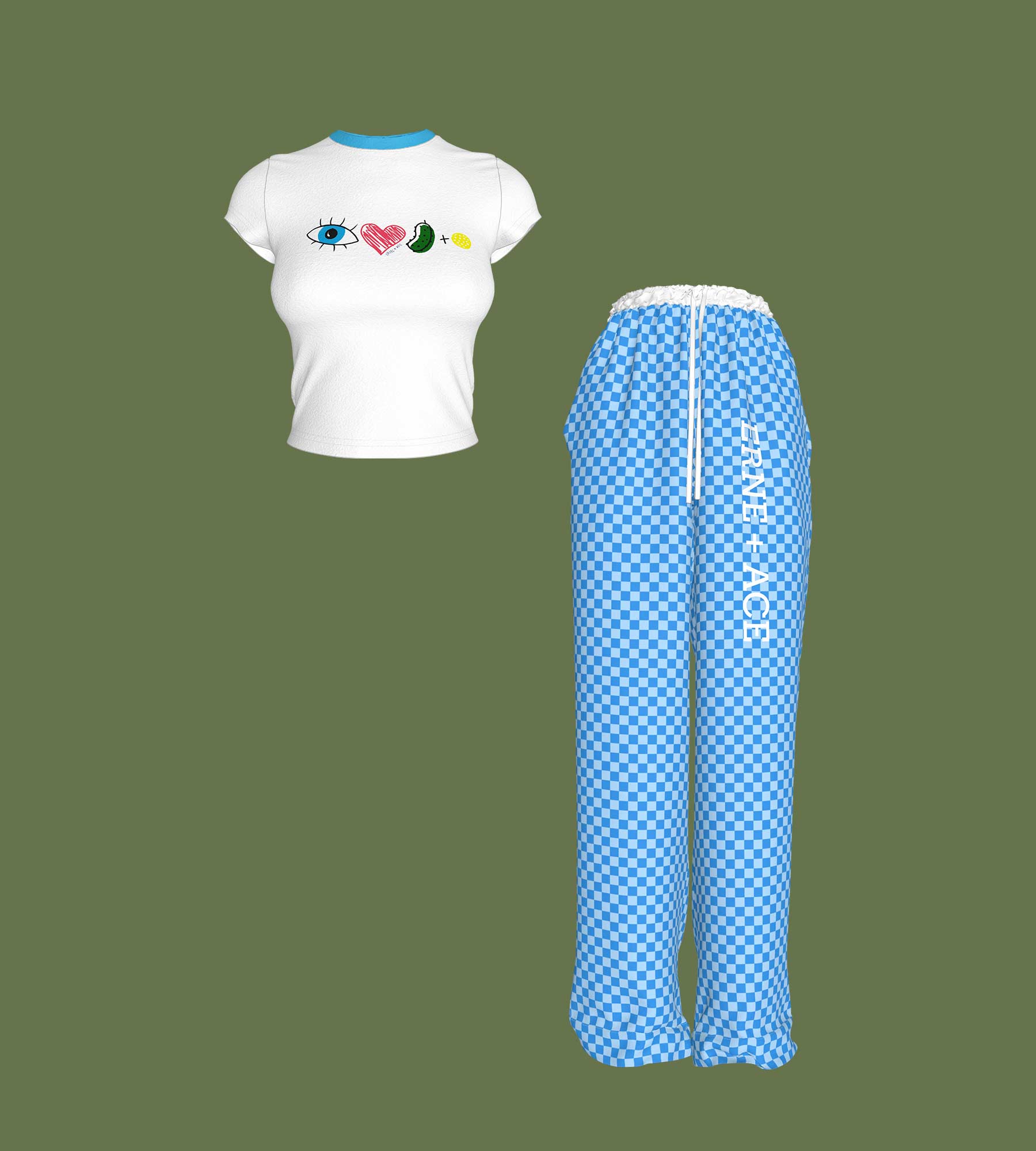 3-Piece Holiday PJ Set