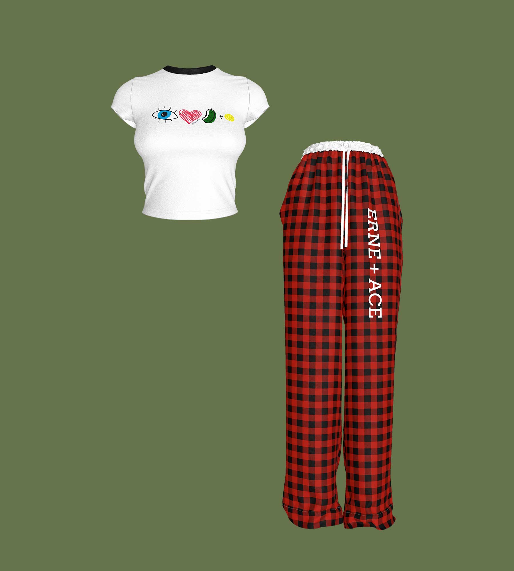 3-Piece Holiday PJ Set