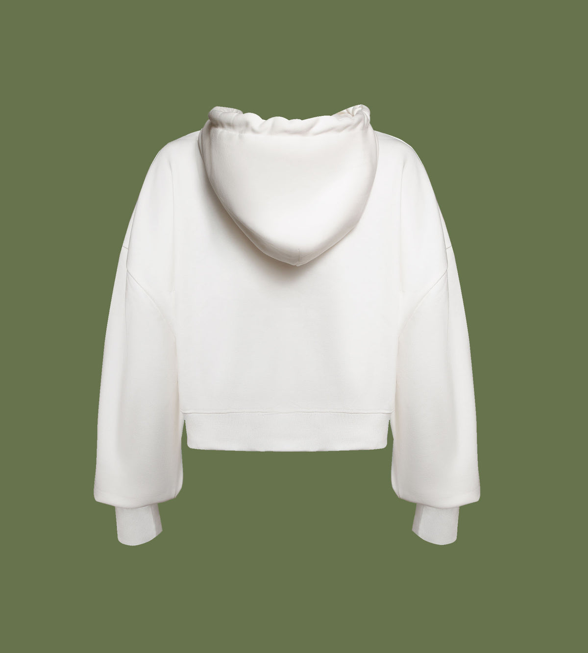 Smiley Face Cropped Hoodie