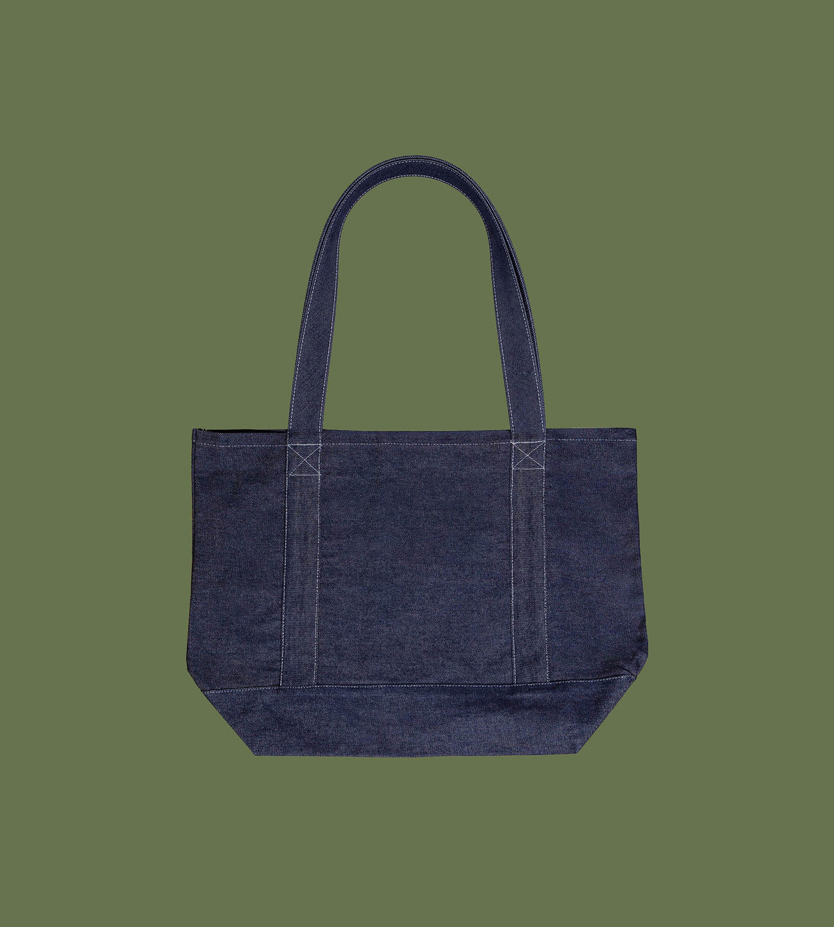 Denim Logo Tote